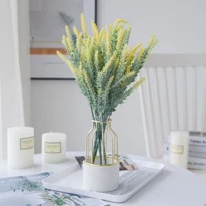 Artificial Plant Plastic Lavender Home Decor Party Wedding Decoration Flowers - Picture 1 of 18