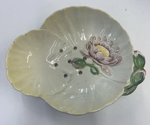 Carlton Ware Water Lily Pad Design Colander Dish - Picture 1 of 3