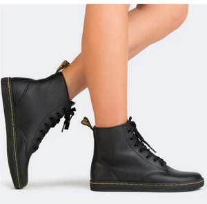 Stivaletti Dr. Martens Leyton in pelle misura:6 neri morbidi stringati casual - Foto 1 di 12