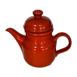 Vintage Waechtersbach West Gremany Solid Red 5 Cups Coffee Pot With Lid  - Picture 1 of 7