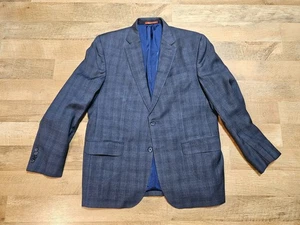 CREMIEUX Loro Piana Hombre 44 R 38 x 31 Gris Cuadros Alta Calidad Traje Hecho en Canadá - Imagen 1 de 21