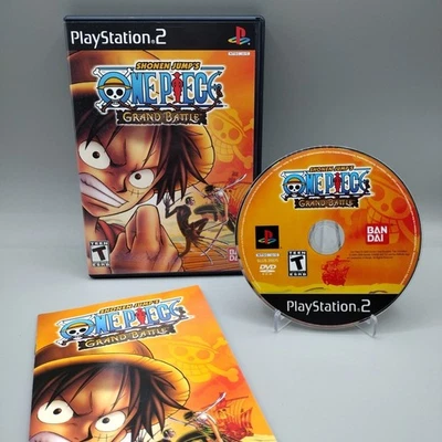 One Piece Grand Battle (Sony Playstation 2) Complete w/ Manual & Reg Card Tested - Image 1 of 4