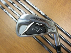 USED Callaway APEX DCB 2021 5-PW Iron Set DIAMANA 55 REGULAR Graphite Shaft - Picture 1 of 8