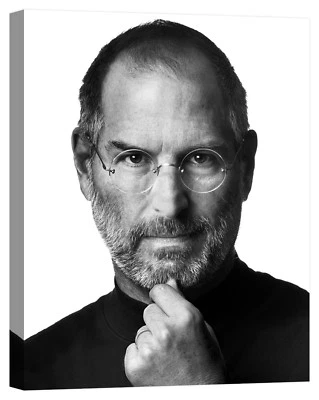 DANIELE ART ITALIA quadro steve jobs Stampa su tela Canvas effetto dipinto