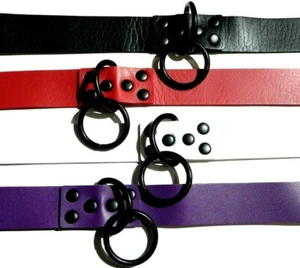 SCHWARZ METALL HARDWARE KRAGEN Nieten Choker Punk Goth Grunge Y2K Emo Halskette 4J - Bild 1 von 9