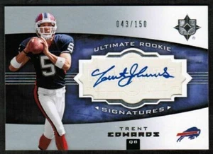 2007 Ultimate Collection #127 Trent Edwards Rookie Auto #/150 (ref 9336) - Picture 1 of 1