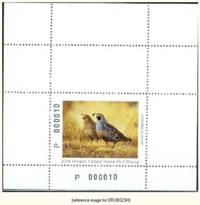 D2K Oregon Upland Bird 2006-7 $5 Hunter - Picture 1 of 1