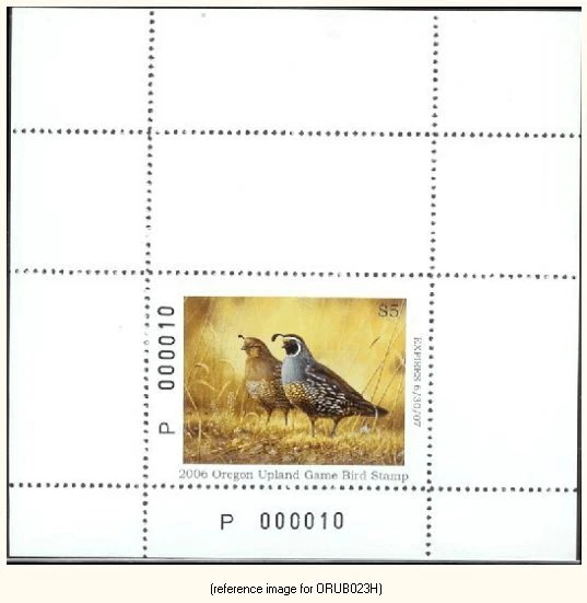 D2K Oregon Upland Bird 2006-7 $5 Hunter - Image 1 of 1