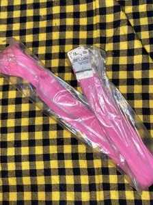 6 Lot YKK Zipper Metal Automatic Lock NOS NWT Pink #515 18” Inch Belding - Picture 1 of 5