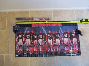 VINTAGE CHICAGO BEARS 1987 BACK W/ A VENGEANCE POSTER 36 X 20 MONSTERS OF MIDWAY - Picture 1 of 9
