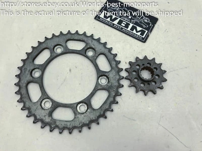 Ducati ST4 S ST4S (2) 03' Front and Rear Sprockets - Image 1 of 4