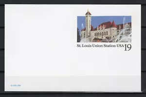 B458 - Scott #UX177 St. Louis Union Station 1994 tarjeta postal 19c sin usar - Imagen 1 de 1