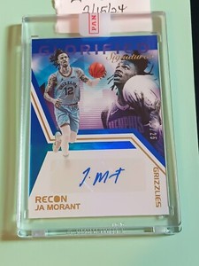 ja morant 2021-2022 glorified signatures autograph /25