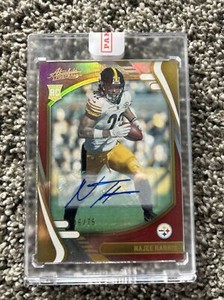 2021 Absolute Rookies Spectrum Red Signatures #111 Najee Harris /75 Steelers RC!