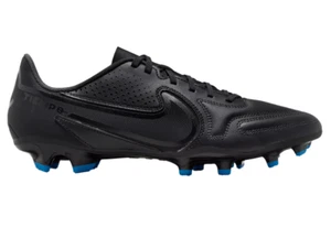Botines de fútbol Nike Tiempo Legend 9 Club FG negros azules TALLA 4,5 para hombre DA1176-001 - Imagen 1 de 8