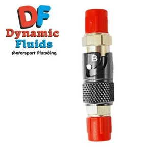 (AN3) -3 Aluminium Quick Release Dry Break Coupling Clutch Fluid 3/8"x24 UNF - Picture 1 of 1