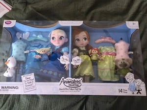 Disney Animators Collection Frozen Anna und Elsa Deluxe Puppe Geschenkset Neu im Karton selten! - Bild 1 von 4