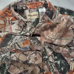 Outfitters Ridge Men's Medium Hunting Camo Fusion 3D Long Sleeve Button Shirt - Picture 1 of 10