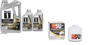 Mobil1 E/P 5w30 Full Synthetic Engine Oil - 7 Quarts w/K&N HP-1008 Oil Filter - Picture 1 of 1