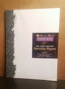 Papel especial premium Regal Mills 8,5 x 11 28 lb letra libre de ácido (pavo real) - Imagen 1 de 2