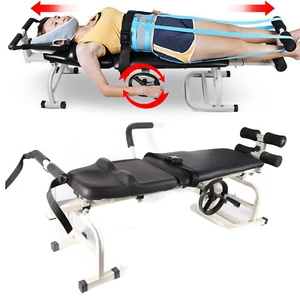 Dispositivo de estiramiento corporal masaje terapia cama tracción lumbar columna cervical - Imagen 1 de 23