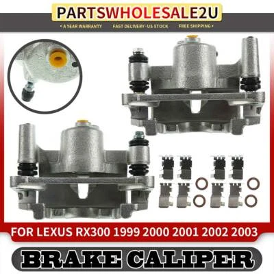 Pinzas de freno traseras izquierda y derecha con soporte para Lexus RX300 1999 2000-2003 3,0 L Foto 1 de 4