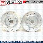 FOR MERCEDES GL63 GLE63 ML63 AMG FRONT DRILLED GROOVED BRAKE DISCS PAIR 390mm