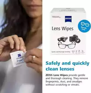 ZEISS Pre-Moistened Lens Wipes – 440 Count | Scratch-Free Cleaning for Glasses - Picture 1 of 9