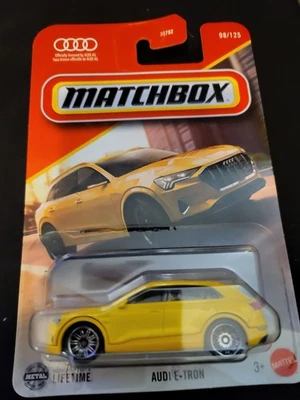Audi E-tron 2025 Matchbox 98/125 amarillo nuevo casi como nuevo Foto 1 de 2