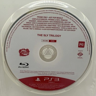 The Sly Trilogy HD • PlayStation 3 PS3 Game PROMO ONLY (2010) Promotional • RARE - Image 1 of 4