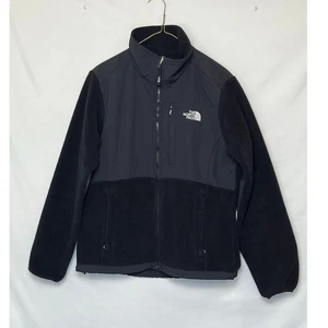 Giacca The North Face donna M pile nero manica lunga zip intera cappotto outdoor - Foto 1 di 6