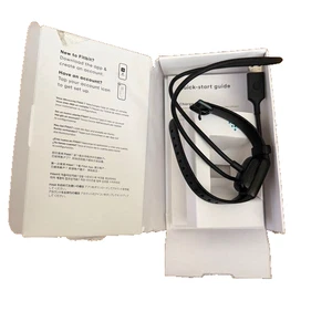 Fitbit Luxe Activity Tracker Black Smartwatch Boxed Faulty Battery - Picture 1 of 4