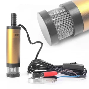 Aluminum Diesel Fuel Pump Submersible Transfer Vessel Water Oil Auto DC 12V - Picture 1 of 12