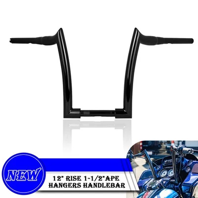 12'' Rise Rise Ape Hangers Handlebar For Kawasaki Vulcan VN2000 Foto 1 de 4