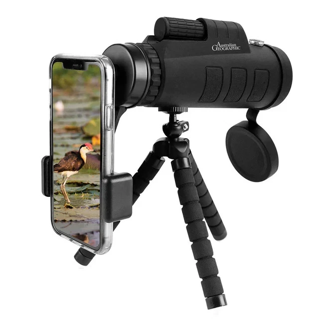 Australian Geographic Telephoto Magnifier Monocular with tripod - image 1 of 3