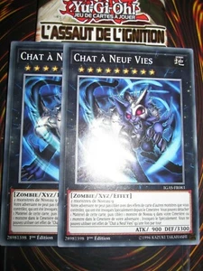 YU-GI-OH! PLAYSET (LOT DE 2) CHAT A NEUF VIES IGAS-FR083 NEUF EDITION 1 - Bild 1 von 1