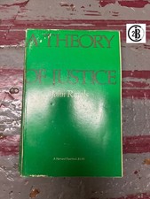 A Theory of Justice by JOHN RAWLS First Edition 6th Printing 1973 PB *GC*
