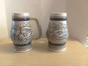 1982 Handcrafted in Brazil Antique Cars Collectible Mini Stein - Picture 1 of 8