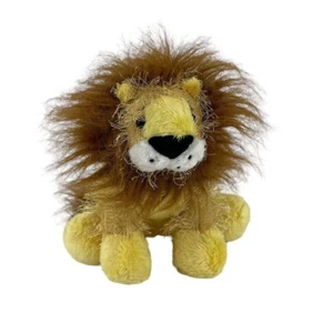 Ganz Webkinz Lion 9" Plush #HM006 Yellow Eyelash Fur Stuffed Animal Toy No Code - Picture 1 of 8
