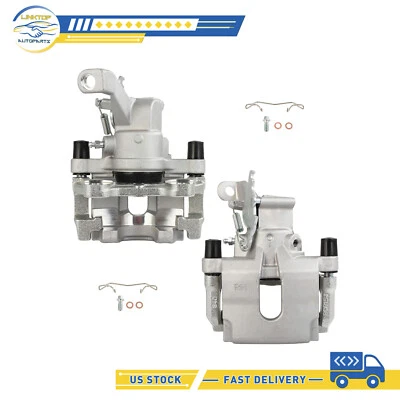 Brake Calipers Rear Pair w/ Bracket Fits 2007-2009 Jaguar XKR 2005-2008 S-Type Foto 1 de 4