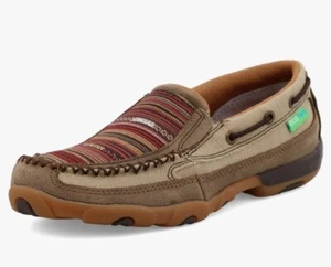 Twisted X ECO TWX Damen-Fahrmokassins 8 M gestreift mehrere Schuhe - Bild 1 von 10