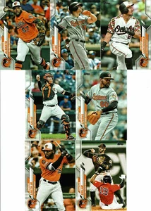 Topps Series 1 y 2 2020 Baltimore Orioles conjunto de equipo Mancini Eshelman Harvey 19 - Imagen 1 de 2