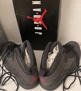 BRAND NEW AIR JORDAN X (US Size: 9.5) BLK/DK SHADOW 130209 001 BK/SHAD 1994 - Picture 1 of 9