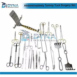 Abdominoplastia Abdominoplastia Cirugía Abdominoplastia Conjunto De 30 Piezas, Instrumentos De Cirugía Plástica - Imagen 1 de 5