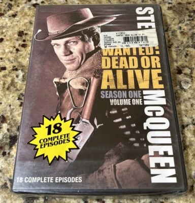 Steve McQueen: Wanted Dead Or Alive Season 1 Vol. 1 [1958] (DVD, B&W) NEW SEALED - Image 1 of 2