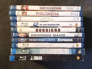 10 Blu-Ray Lot (New & Sealed) Biopic Drama History Sports Eastwood Movie Bundle - Bild 1 von 22