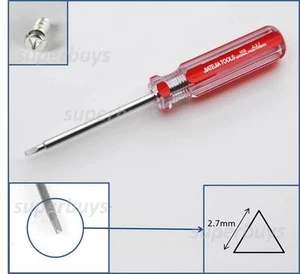 2.7mm Triangle Key End Tip Screwdriver Repair Triangular Head Screw Tool - Picture 1 of 2