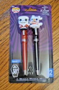 Funko Pop! Nightmare Before Christmas Pens Santa Jack & Zero - Picture 1 of 2