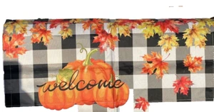 Welcome Fall Pumpkins  Magnetic Mailbox Cover  Standard Size - Picture 1 of 3