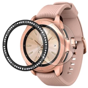 Do Samsung Gear Sport SM-R600N Ochrona ekranu z diamentową ramką Ring Cover USA - Zdjęcie 1 z 1